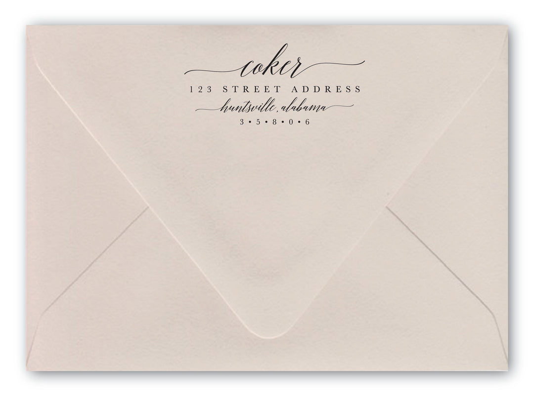 Coker Return Address Stamp