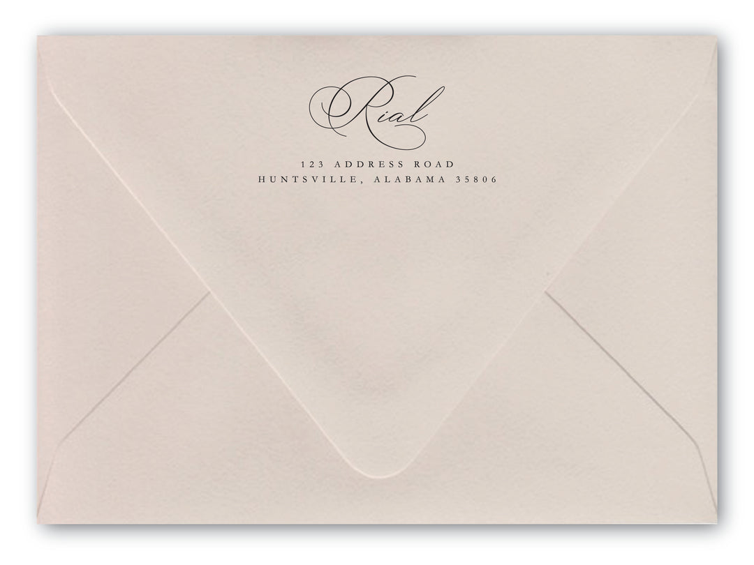 Rial Return Address Stamp