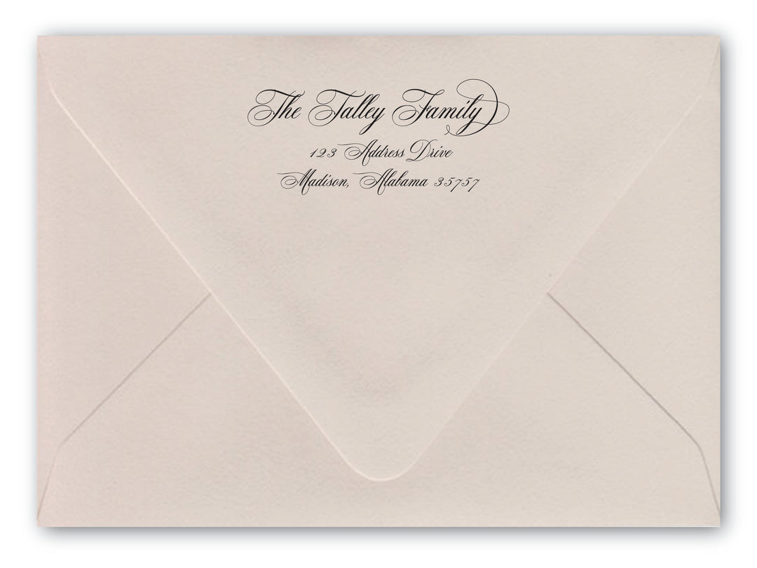 Talley Return Address Stamp