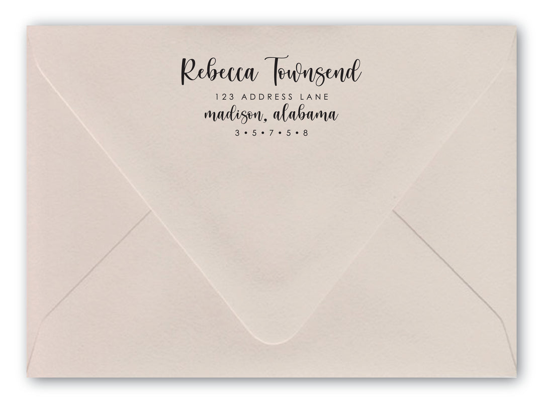 Townsend Return Address Stamp