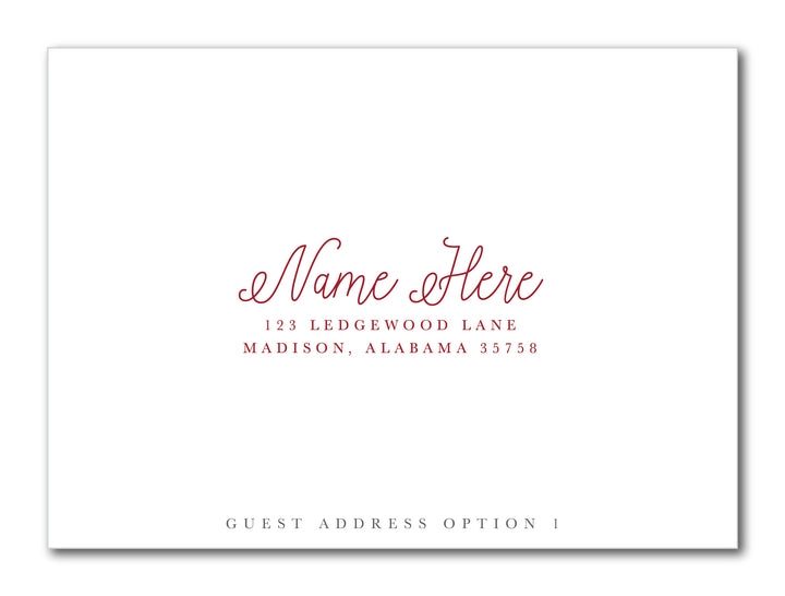 The Amanda Christmas Card