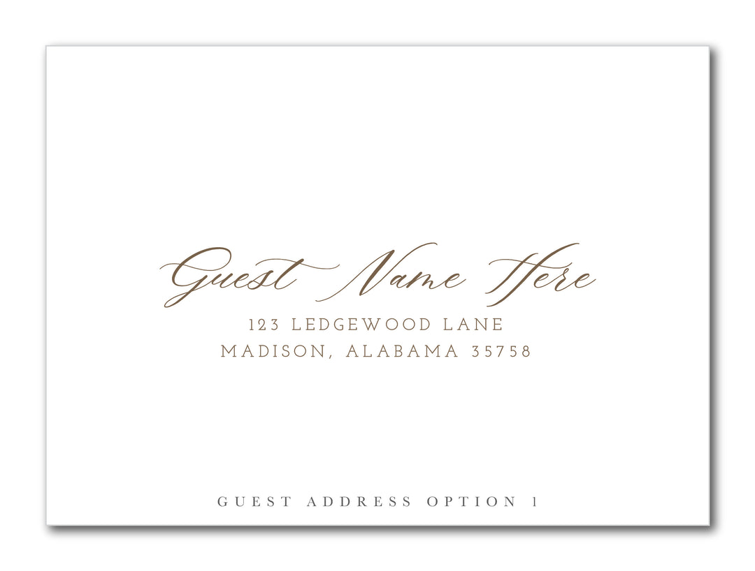 The Amanda Bridal Shower Invitation