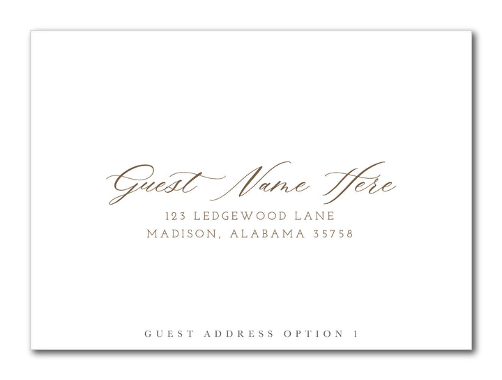 The Amanda Bridal Shower Invitation