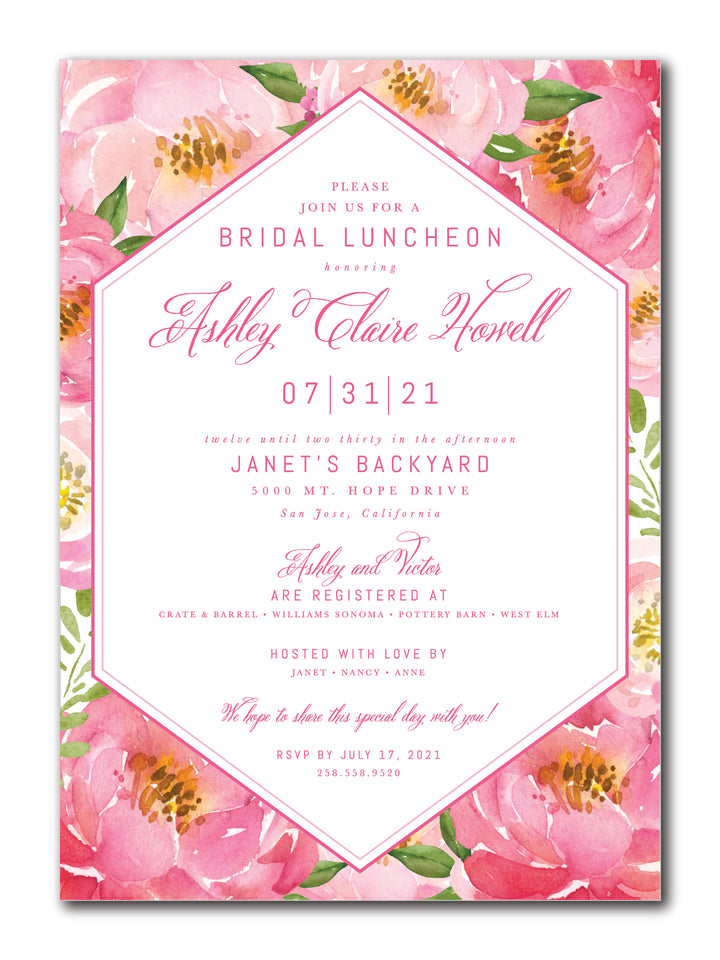 The Ashley Bridal Shower Invitation
