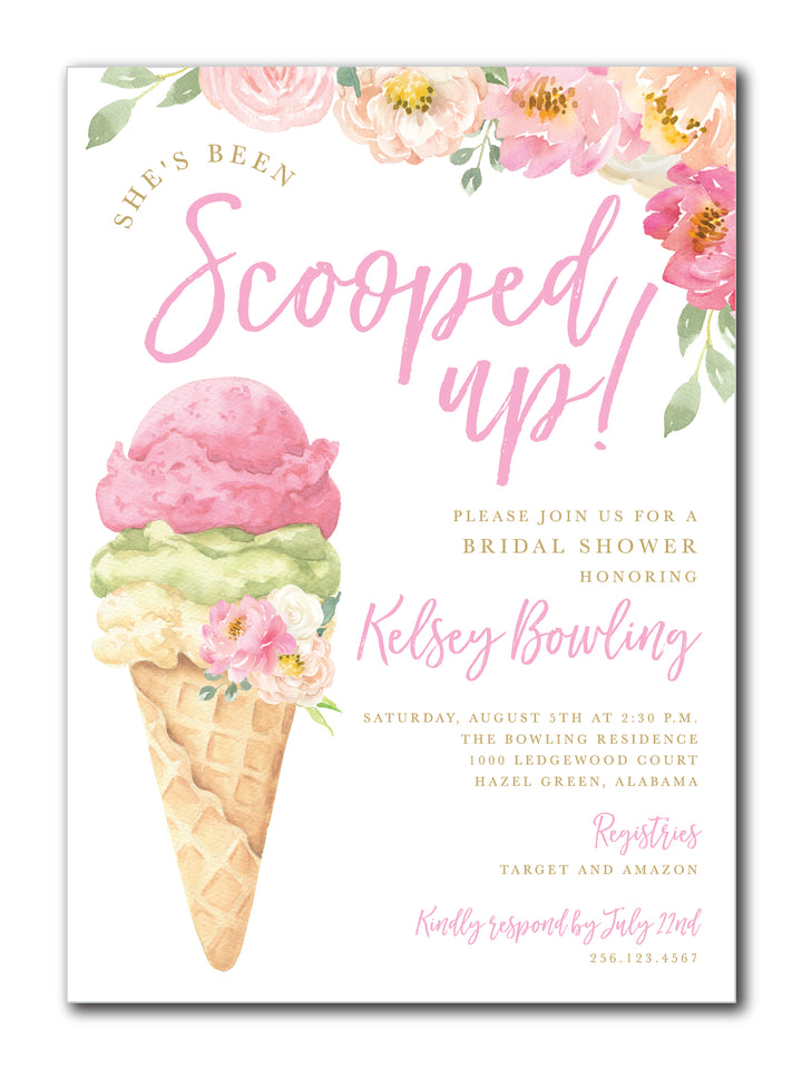 The Kelsey Bridal Shower Invitation
