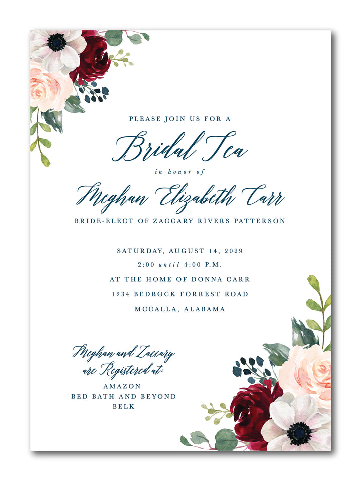 The Meghan II Bridal Shower Invitation