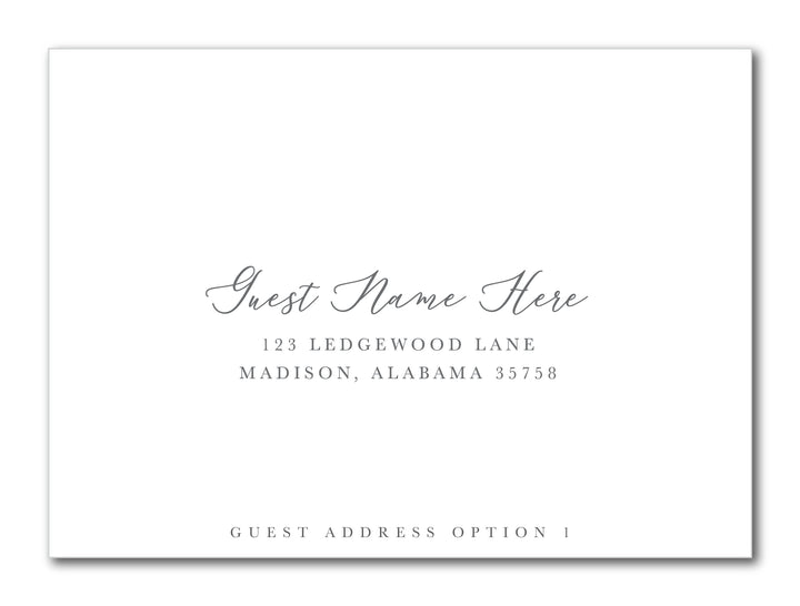 The Melissa Bridal Shower Invitation