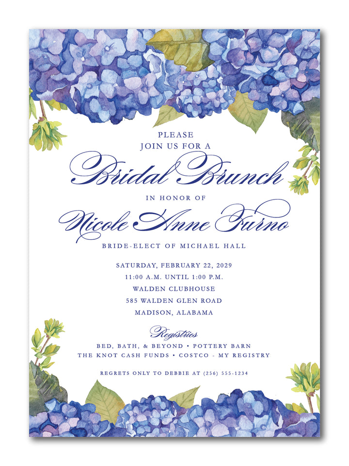 The Nicole Bridal Shower Invitation