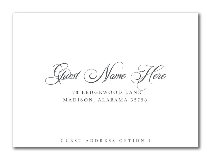 The Olivia Bridal Shower Invitation