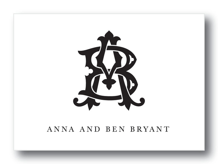 The Chic Monogram Calling Card