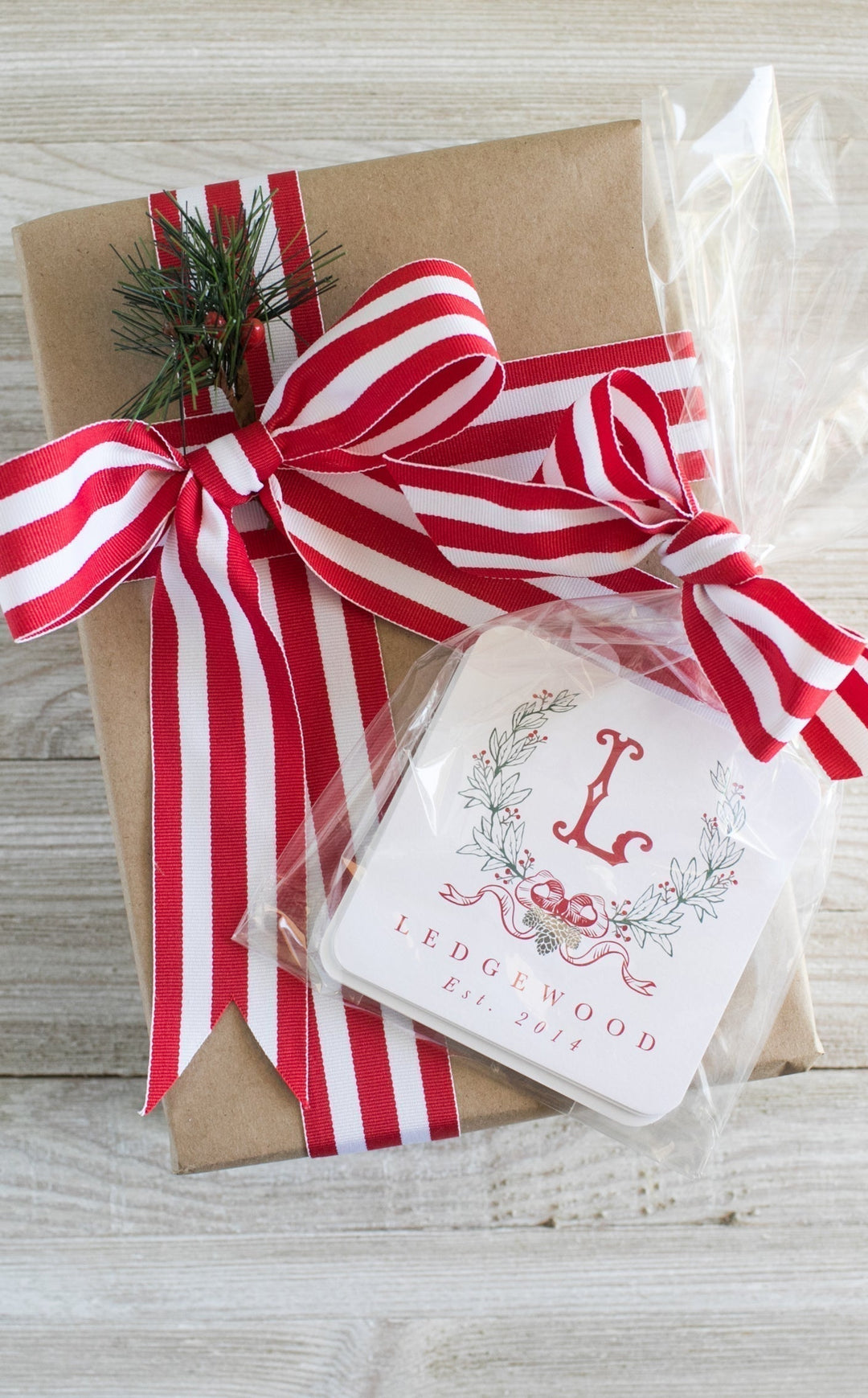 The Ledgewood Christmas Coaster