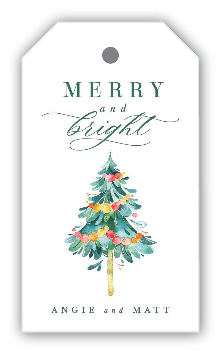 The Angie and Matt Christmas Gift Tag