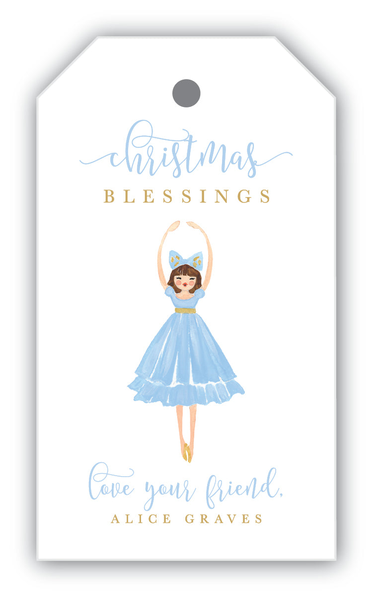 The Alice Christmas Gift Tag