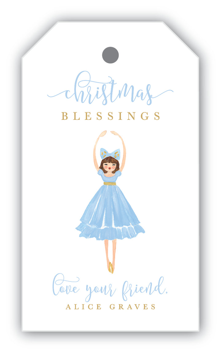 The Alice Christmas Gift Tag