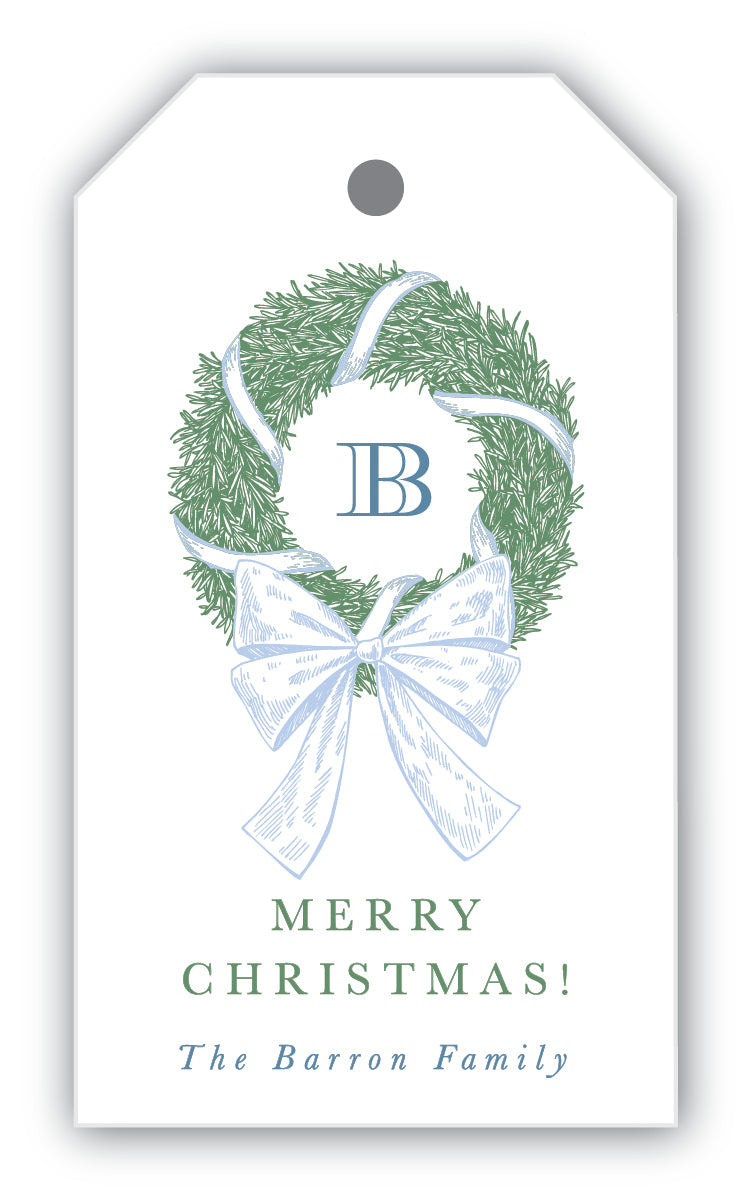 The Barron Family Christmas Gift Tag