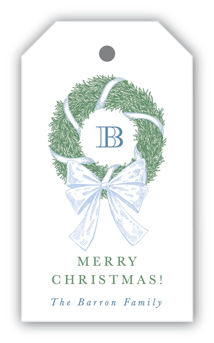 The Barron Family Christmas Gift Tag
