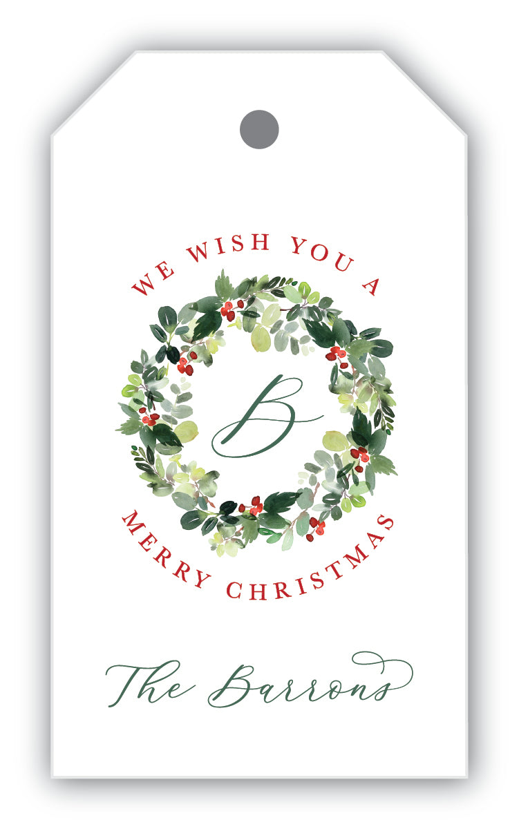 The Barrons Christmas Gift Tag