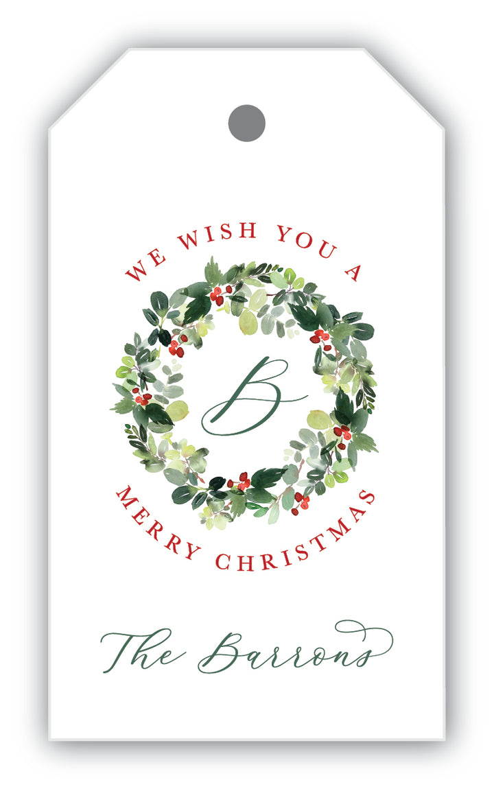 The Barrons Christmas Gift Tag