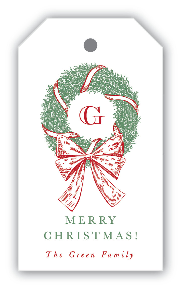 The Green Family Christmas Gift Tag