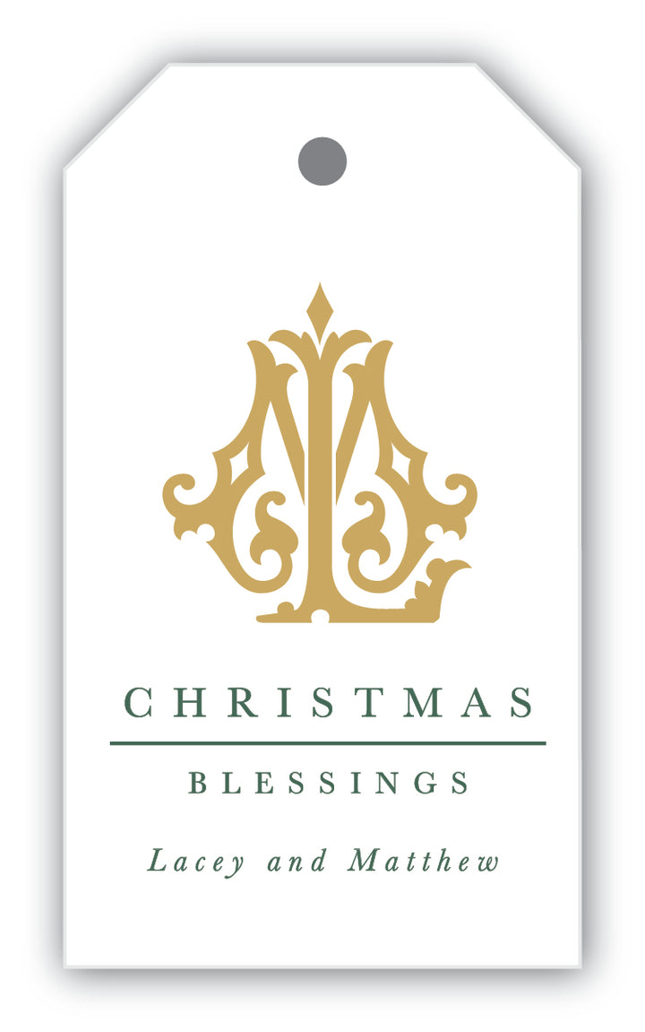 The Lacey Christmas Gift Tag