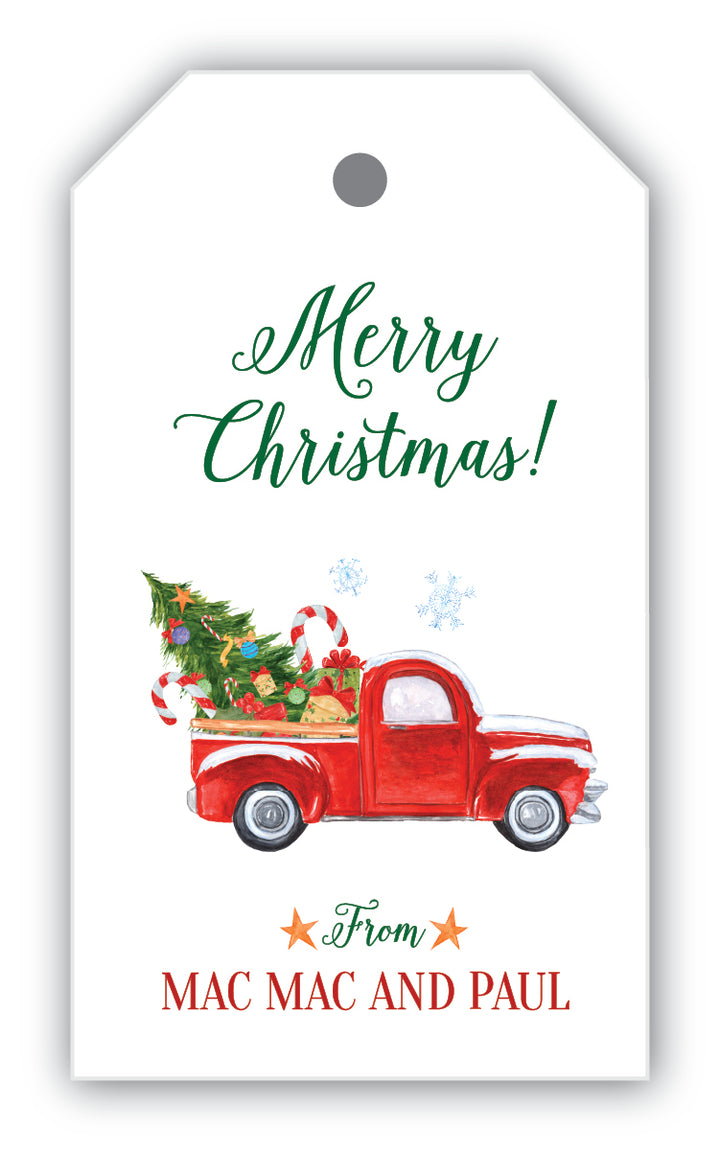 The Mac Mac Christmas Gift Tag