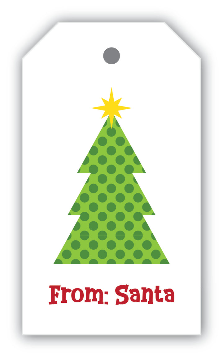 The Santa Christmas Gift Tag