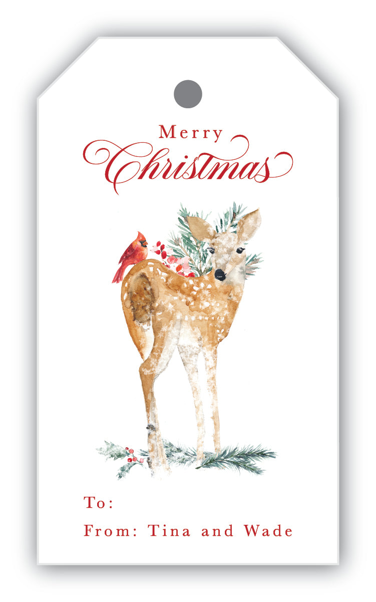 The Tina Christmas Gift Tag