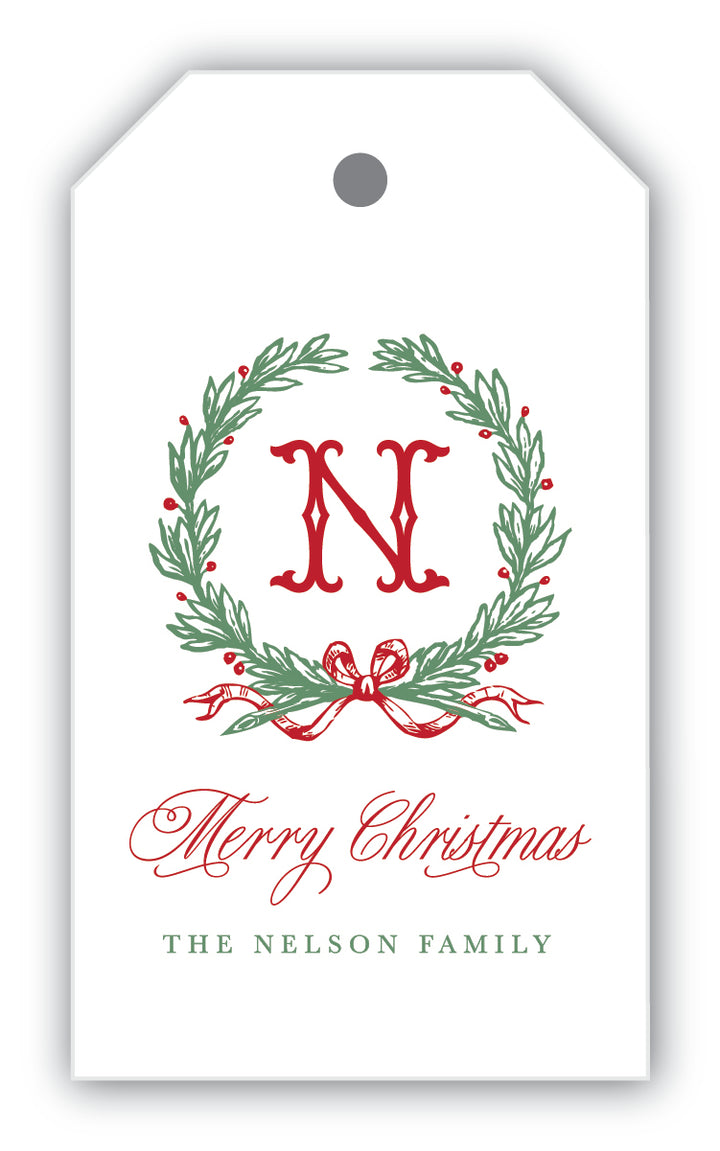 The Nelson Family Christmas Gift Tag