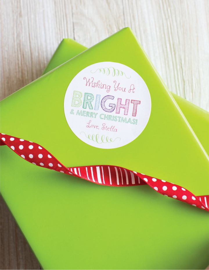 The Tabitha Christmas Round Sticker