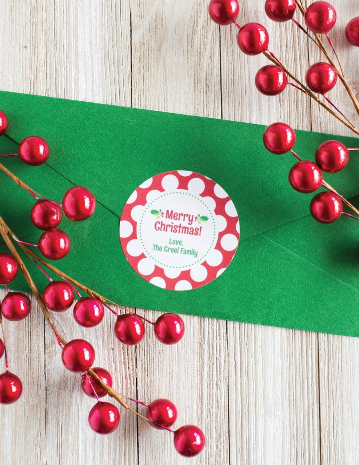 The Lindseys Christmas Round Sticker