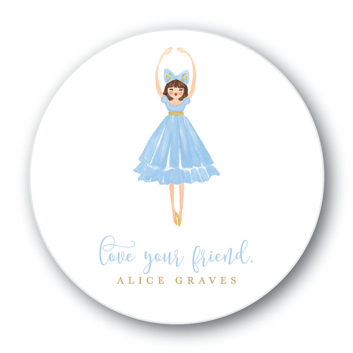 The Alice Christmas Round Sticker
