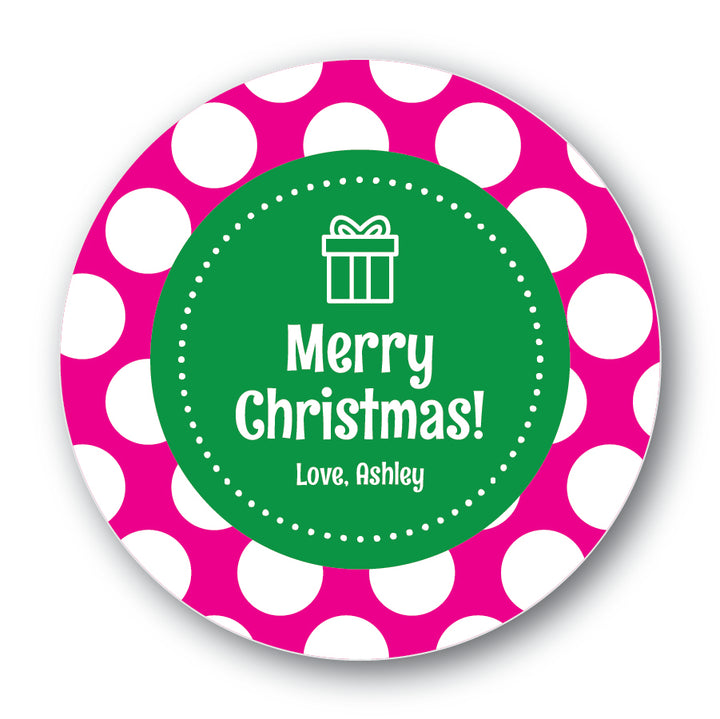 The Ashley Christmas Round Sticker