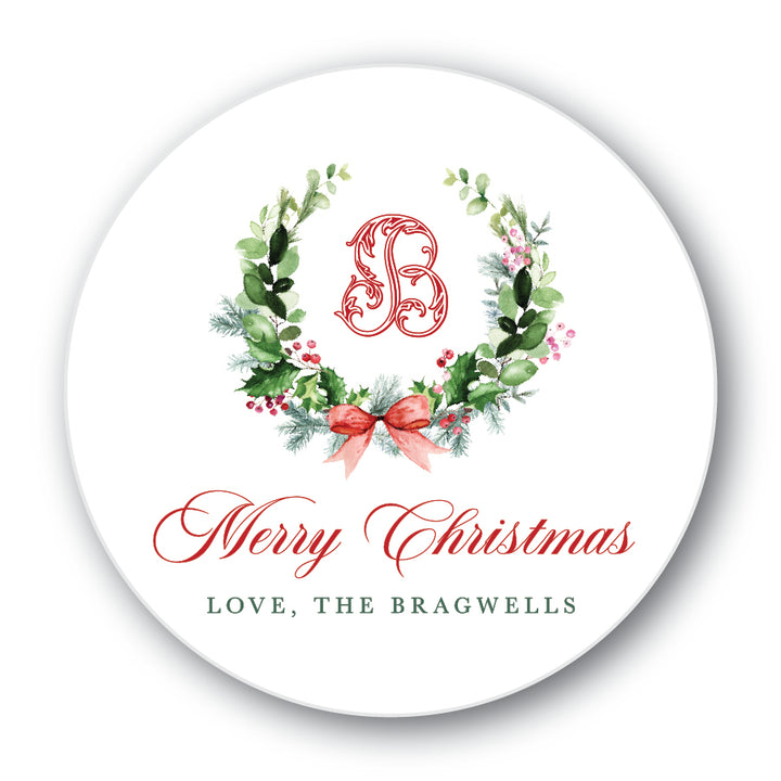 The Bragwells Christmas Round Sticker