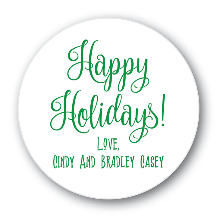 The Cindy Christmas Round Sticker
