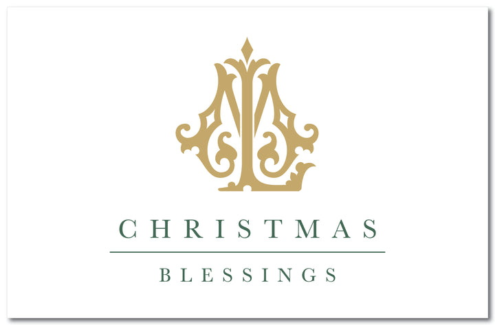 The Christmas Blessings Christmas Acrylic Tray