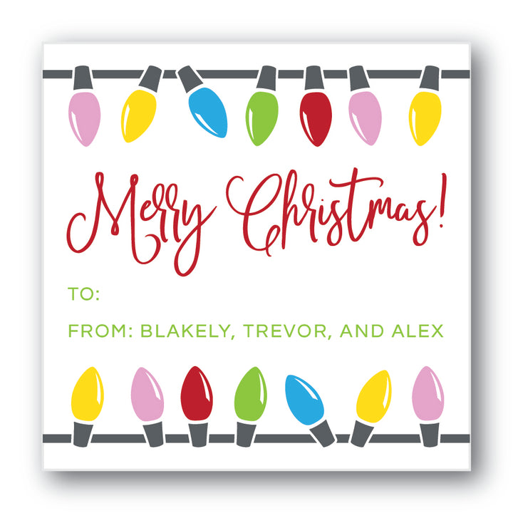 The Blakely, Trevor, and Alex Christmas Sticker