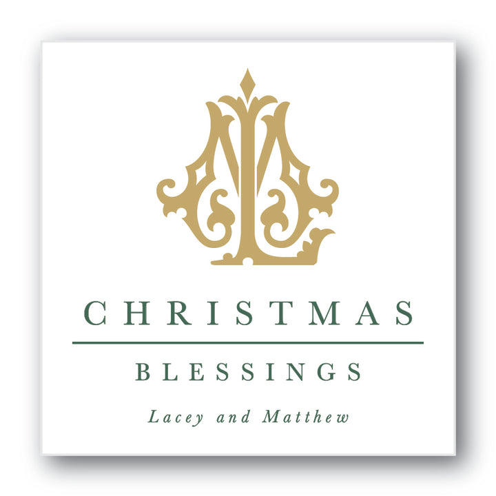 The Lacey Christmas Sticker