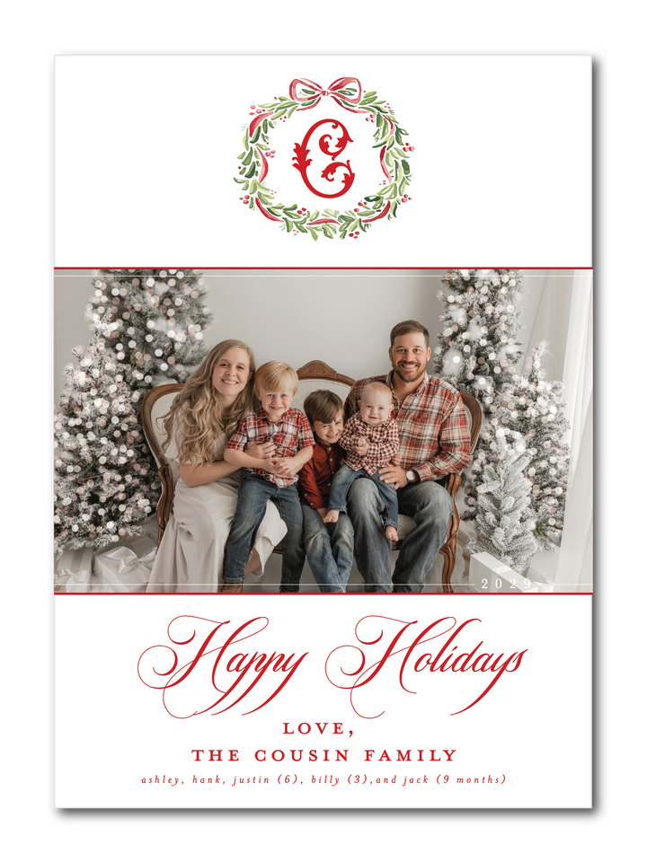The Cousin Family Christmas Card