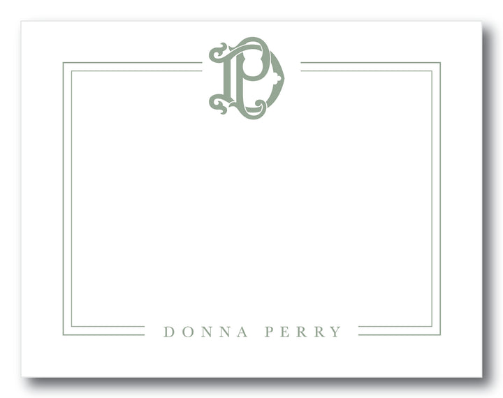 The Donna II Flat Note Card