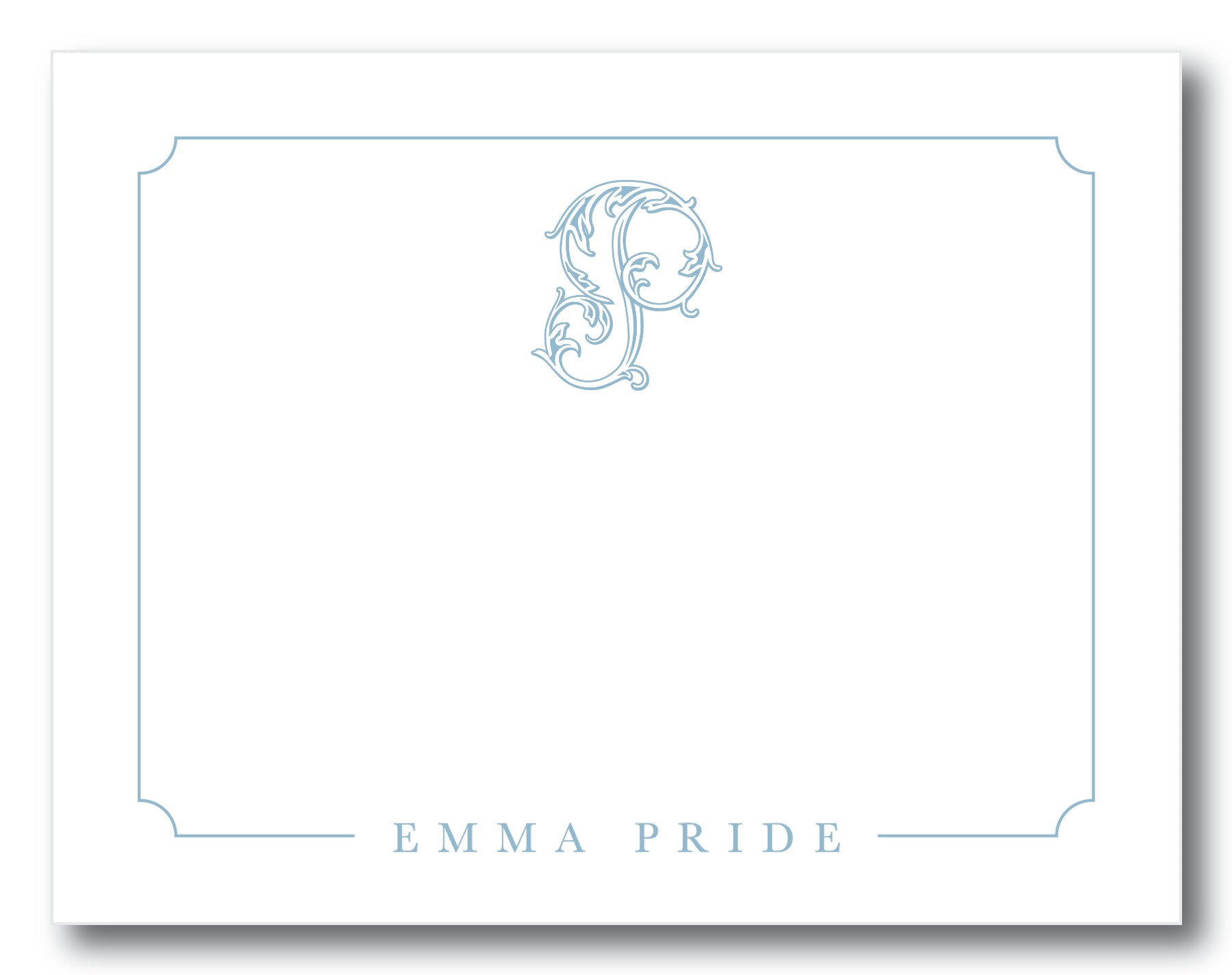 The Emma Flat Note Card – Ledgewood Fine Stationery
