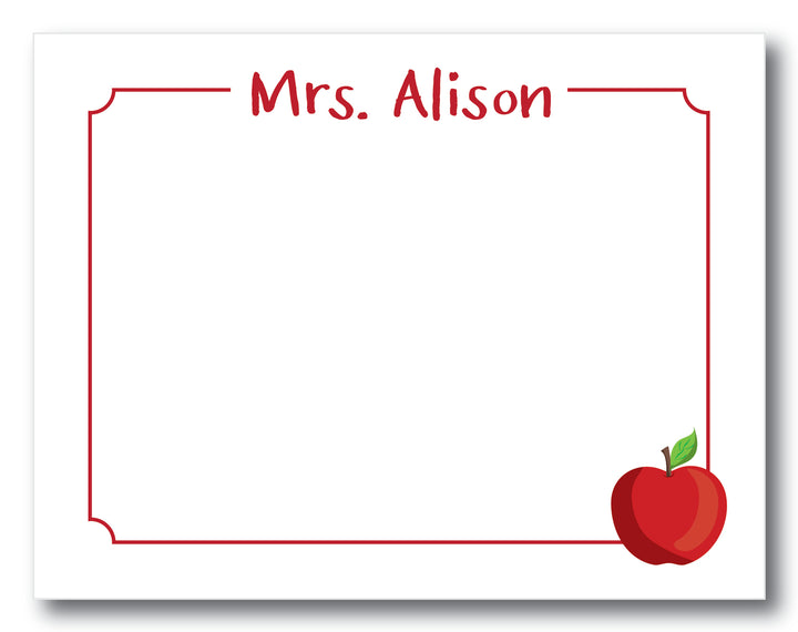 The Mrs. Alison Flat Note Card