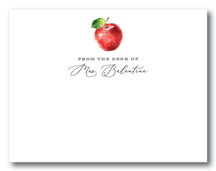 The Mrs. Balentine Flat Note Card