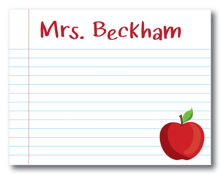 The Mrs. Beckham Flat Note Card