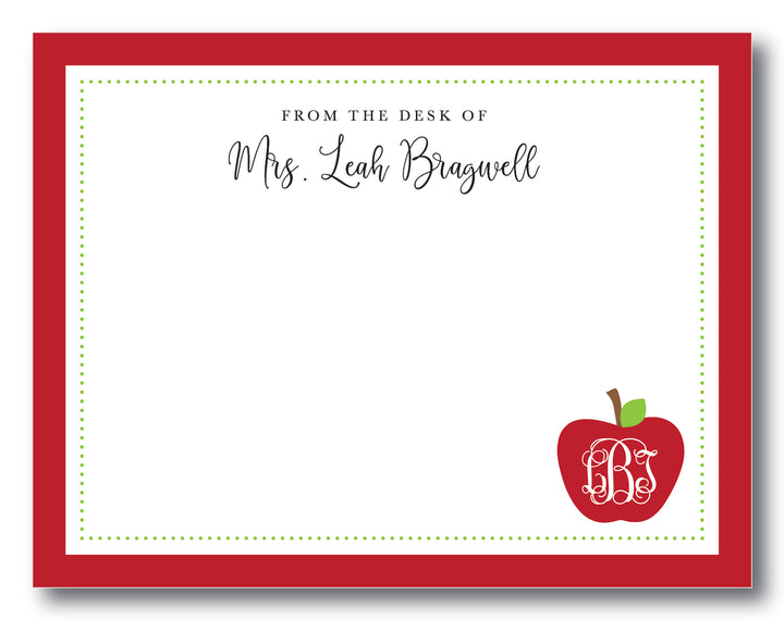 The Mrs. Leah Flat Note Card