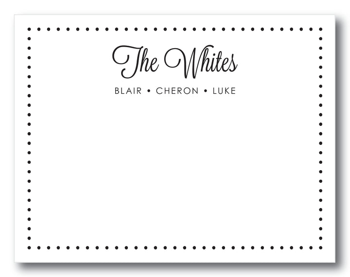 The Whites Flat Note Card