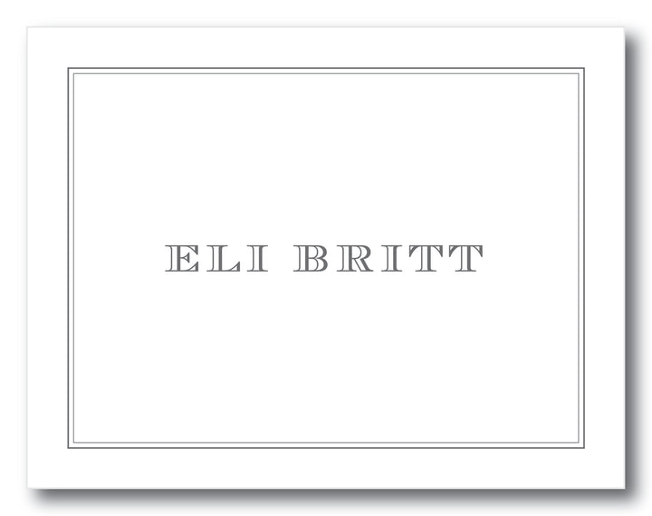 The Eli Folded Note Card