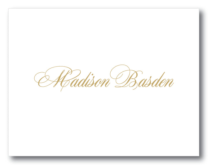 The Madison Folded Note Card