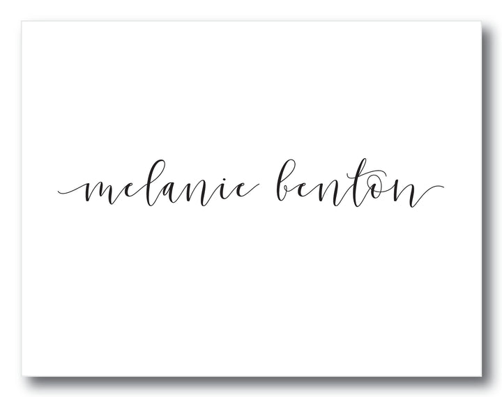 The Melanie Folded Note Card