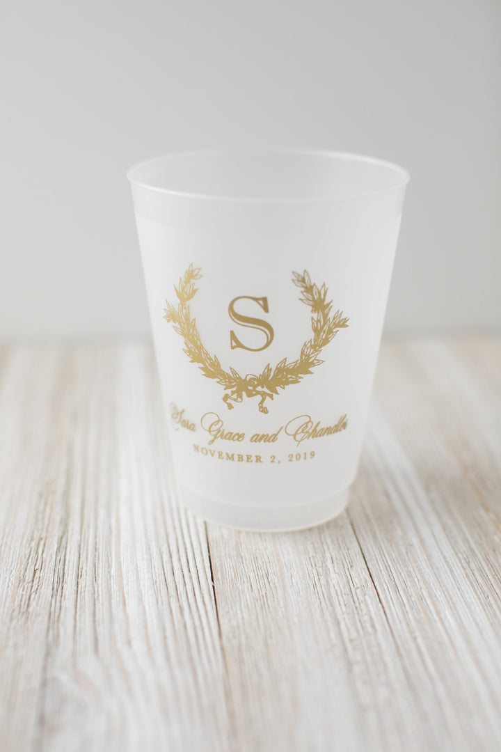 Vertical Block Initial Shatterproof Cup