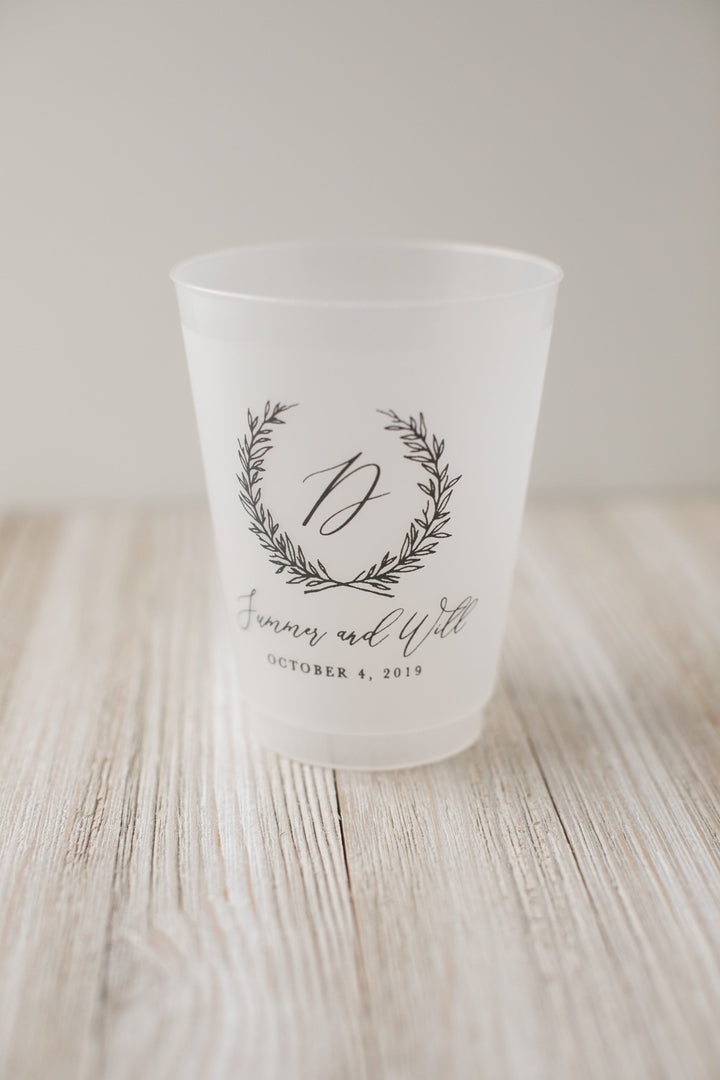 Vertical Block Initial Shatterproof Cup